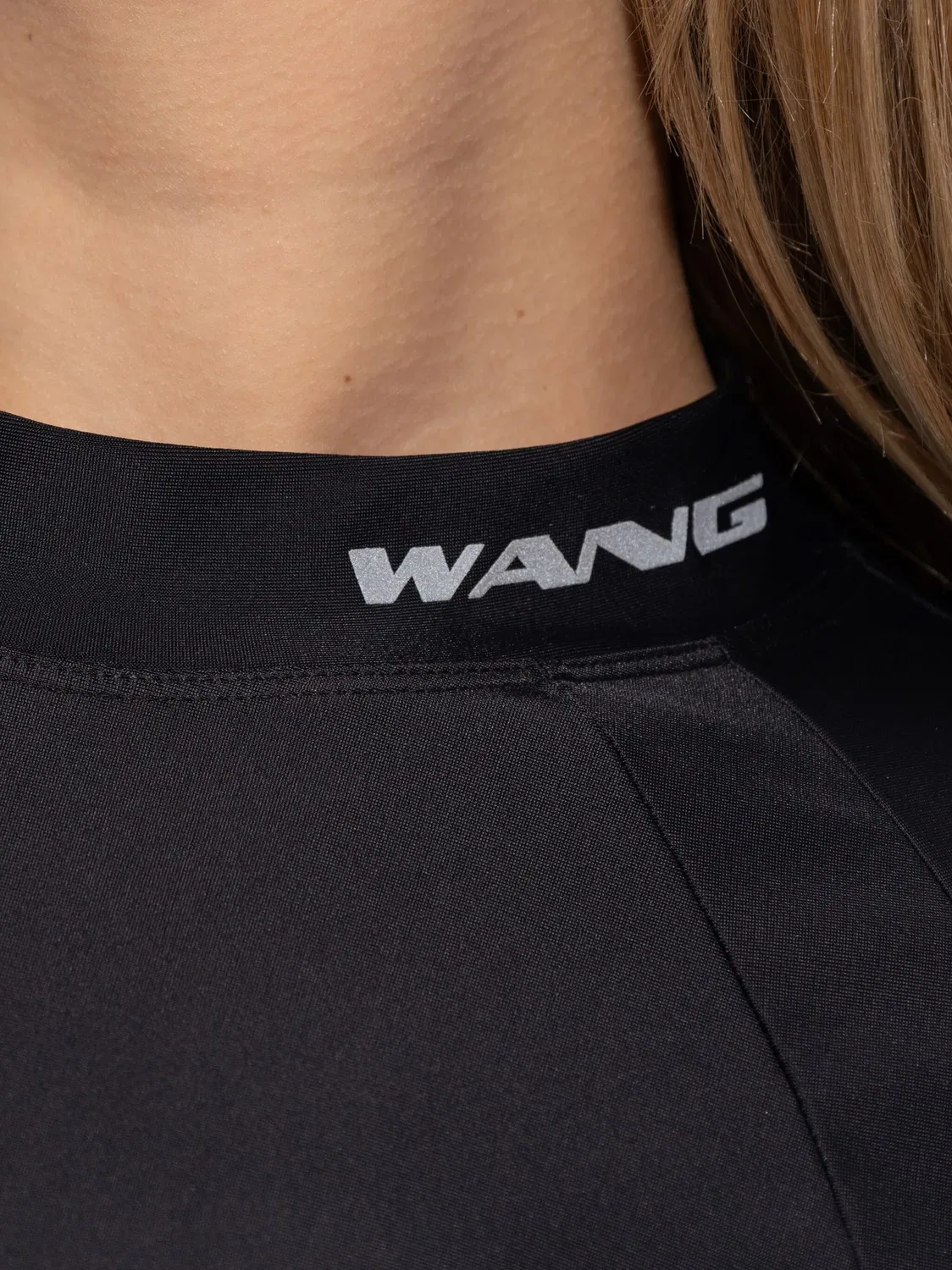 Платье миди с принтом логотипа Alexander Wang, черный — фото 2