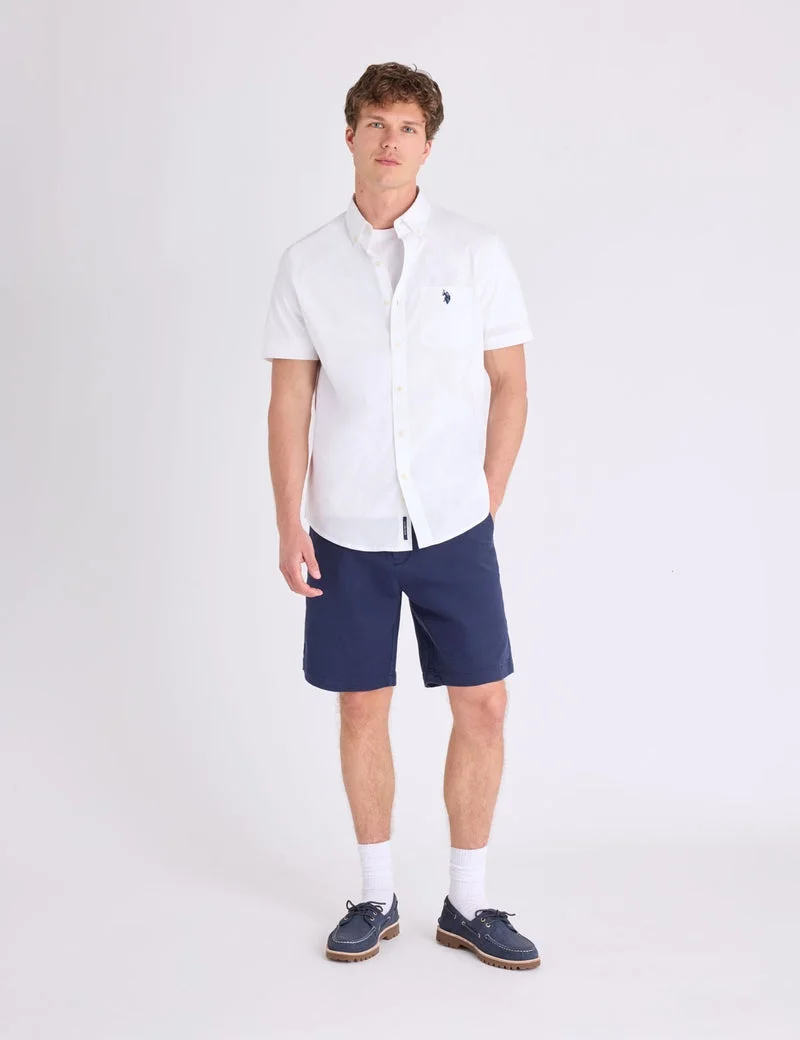 Мужские шорты U.S. Polo Assn. 9" Mason Stretch Twill, темно-синий — фото 3