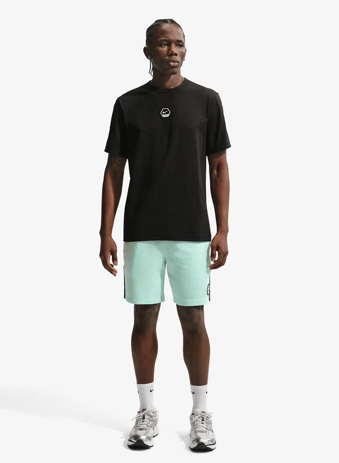 Футболка с принтом Nike NSW Club Series Dri-FIT, черный — фото 3