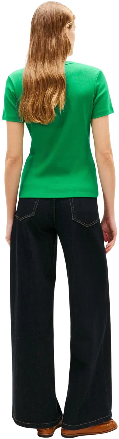 Женская футболка с коротким рукавом Slim Cody Tommy Hilfiger, Courtside Green — фото 2