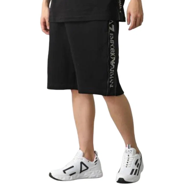 Мужские шорты повседневные Emporio Armani EA7, Black