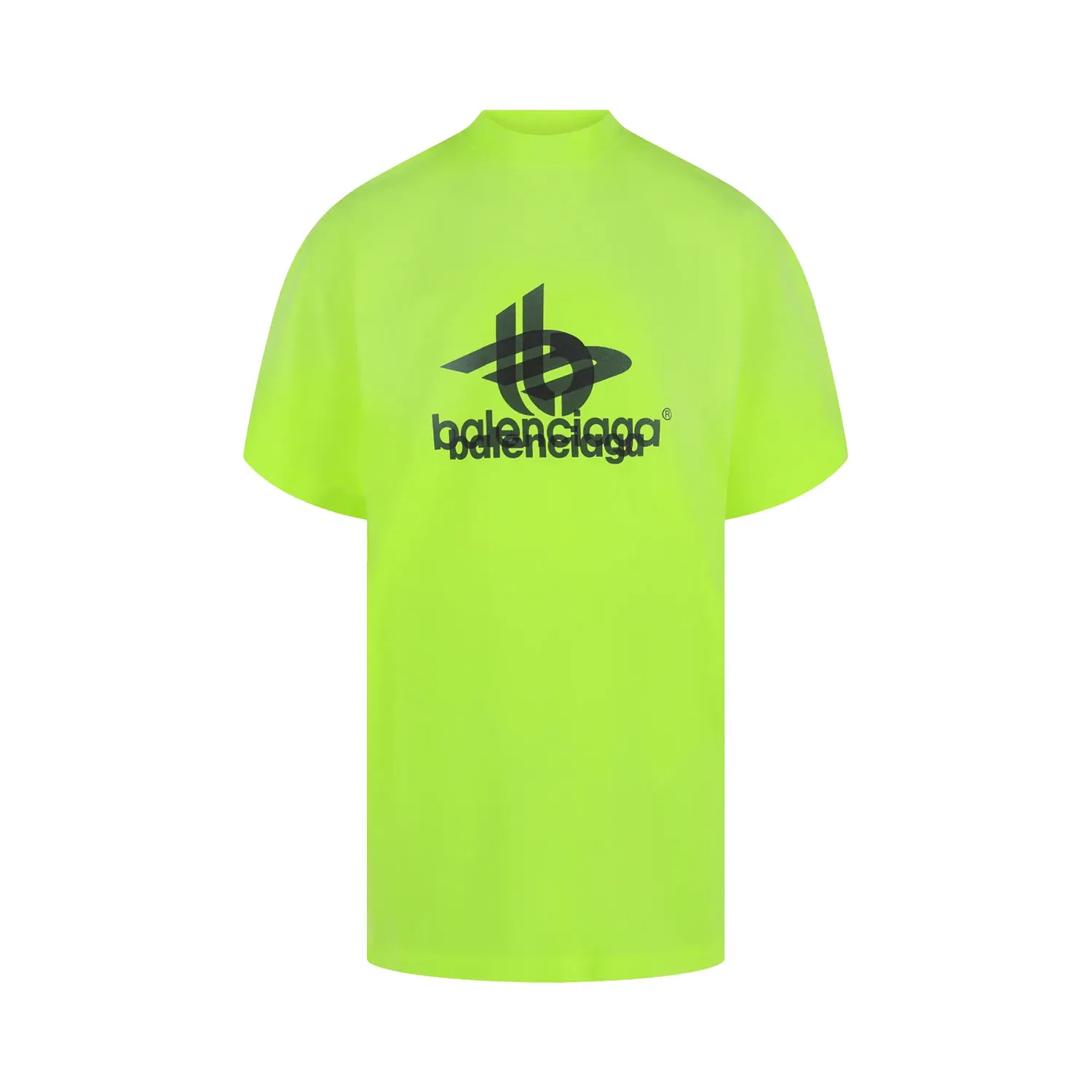 Футболка Balenciaga Layered Sports Logo, желтый