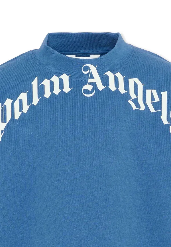 Худи с принтом Unisex-sweatshirt Palm Angels, синий — фото 3