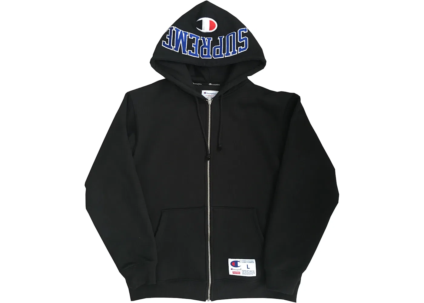 Мужской свитшот на молнии с принтом Arc Logo Champion Supreme, черный