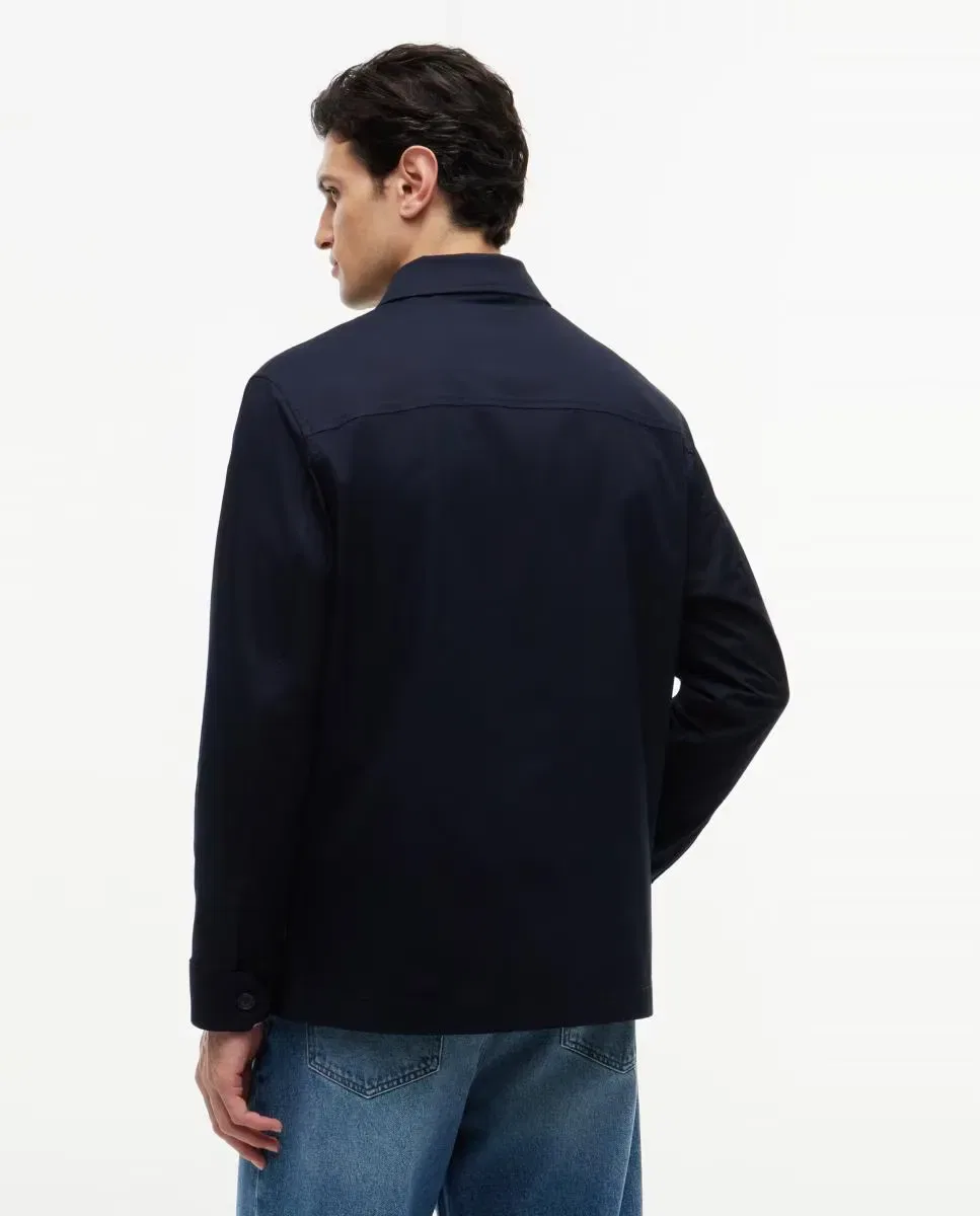 Мужская куртка-рубашка из органического хлопка Tommy Hilfiger, Azul Marino — фото 2