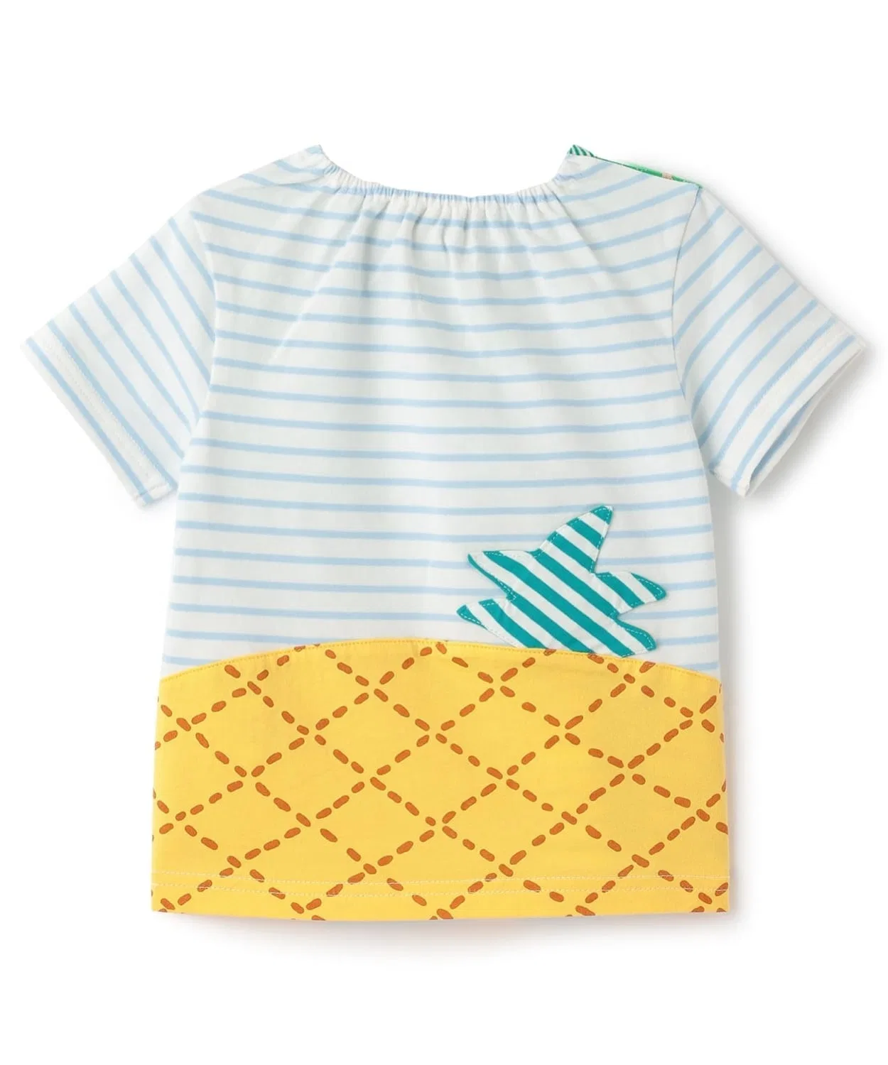 Детская футболка с принтом Fruit Pochette baby cheer, Off White — фото 4