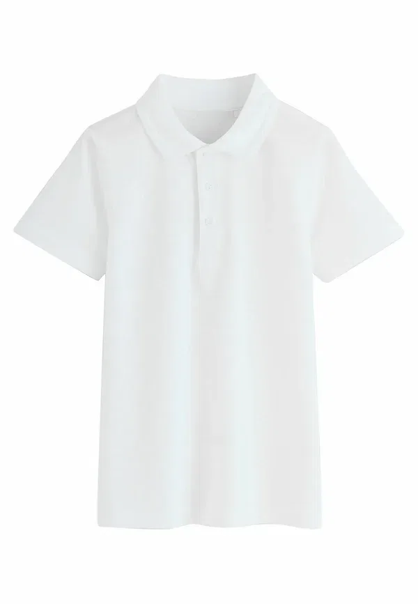 Футболка поло 5шт комплект хлопок Regular fit Next, white, белый — фото 4