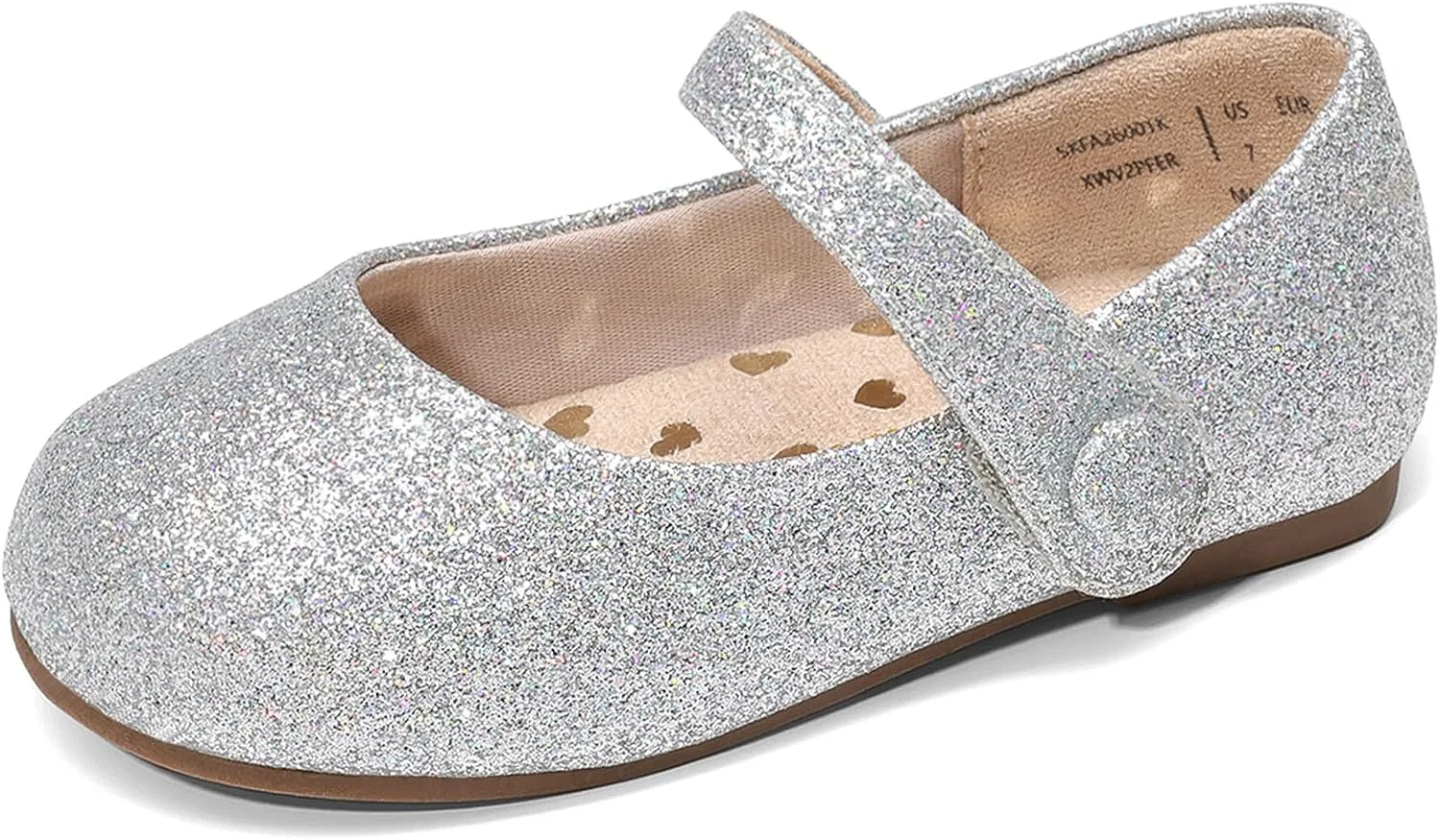 Детские балетки Мэри Джейн для девочек DREAM PAIRS, Silver