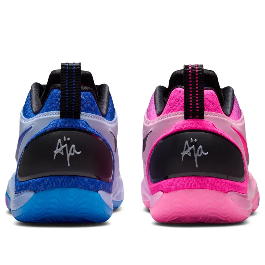 Детские кроссовки для баскетбола с шнуровкой Nike A'Two, мультиколор — фото 4