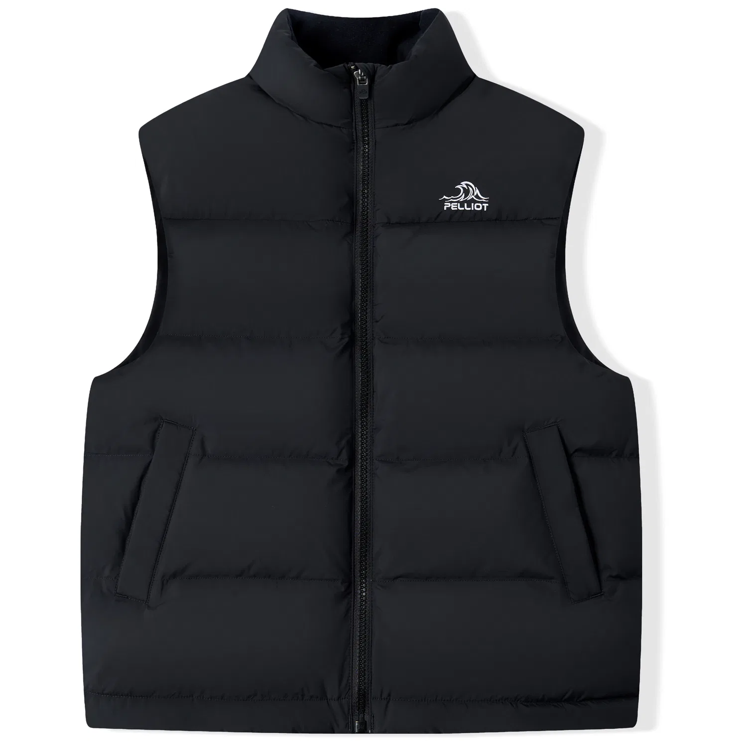 Детская пуховая жилетка с принтом Mountain Outdoor PELLIOT, Obsidian Black