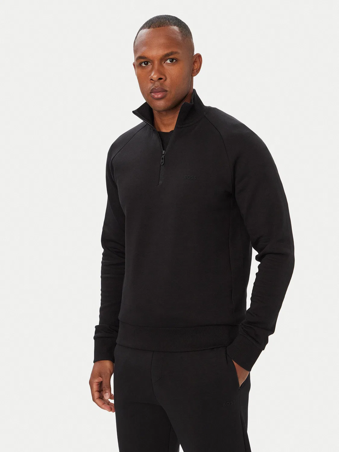 Мужская толстовка стандартного кроя Sweat Boss, черный