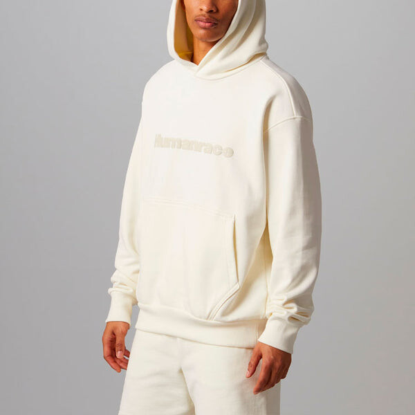Толстовка x pharrell humanrace logo hoodie 'beige' Adidas, мультиколор — фото 4