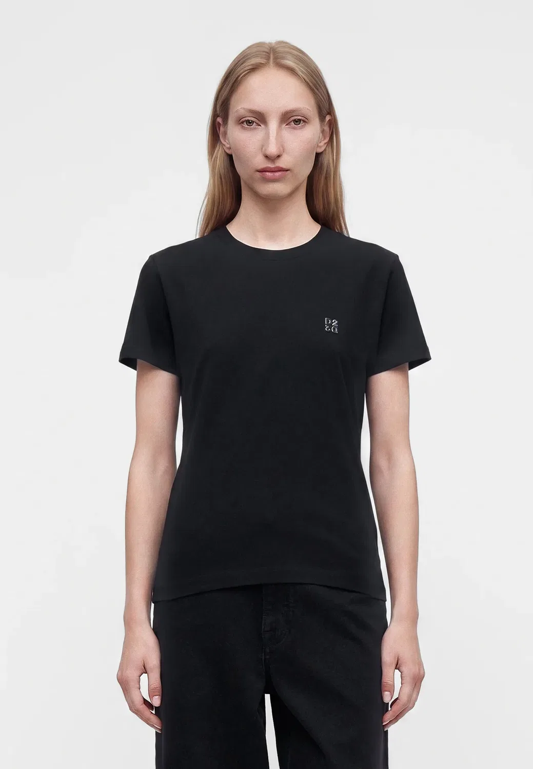 Футболка стандартного кроя, перевернутая вверх ногами Dsquared2, Black