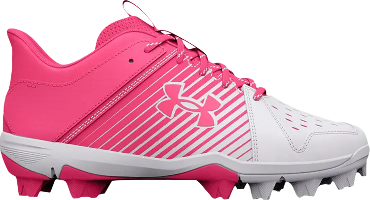 

Бутсы Under Armour Leadoff Low RM GS White Cerise, белый