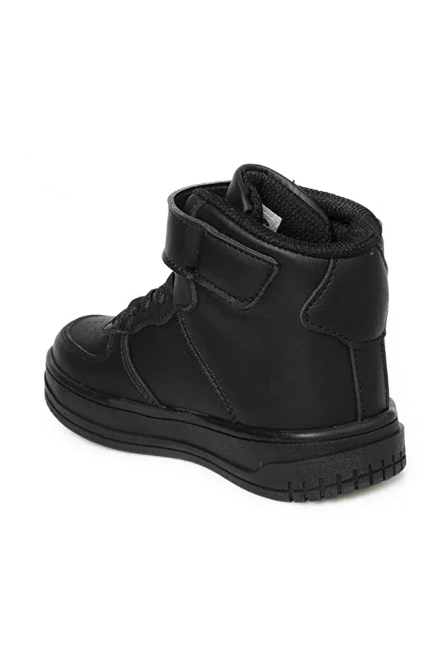 Детские кроссовки для девочек на шнуровке Jump, Full Black — фото 2
