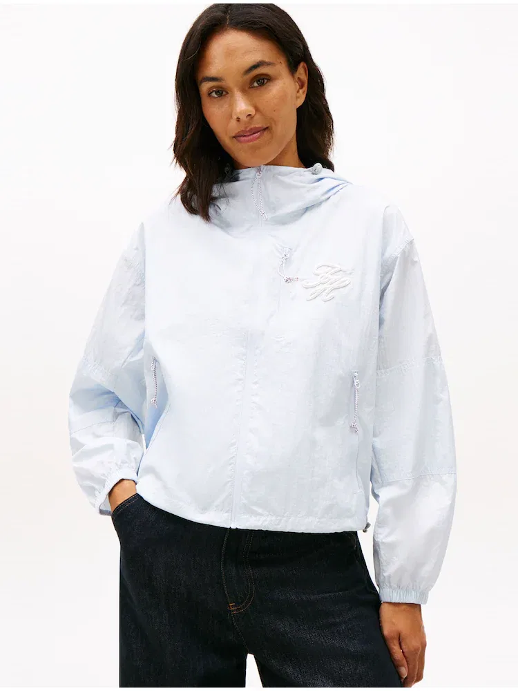 Куртка из рипстоп нейлона Windbreaker TOMMY HILFIGER, Light Blue