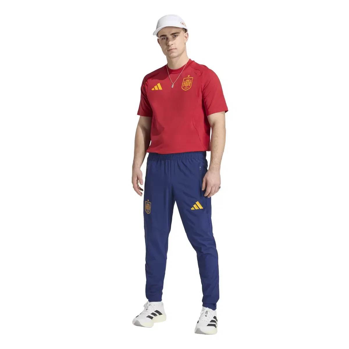 Мужская футболка España Mundial 2026 Tiro Travel adidas, Красный — фото 3
