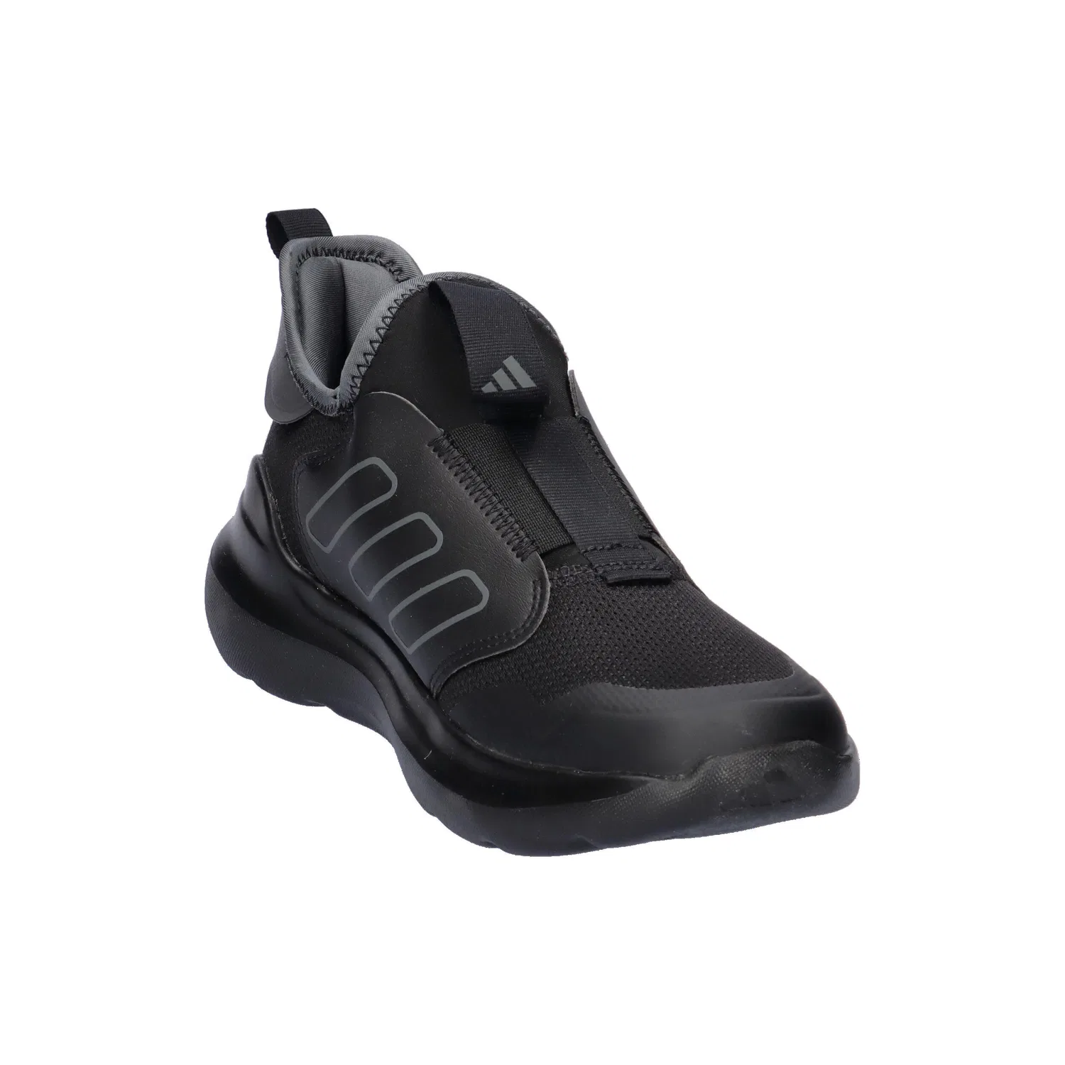Детские кроссовки с застежкой-липучкой TENSAUR COMFORT AC J Adidas, Schwarz Grau — фото 2