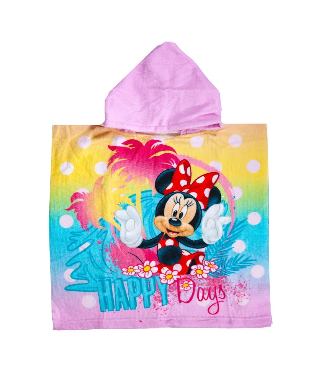 Детский пончо с капюшоном Disney Minnie Mouse Sun & Surf, Bunt