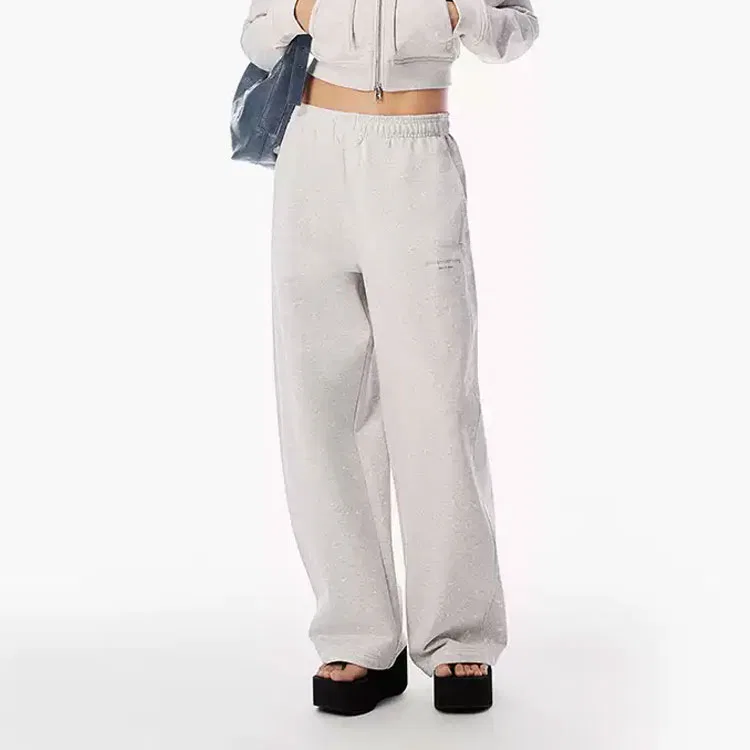 Брюки Casual Alexander Wang, Light Heather Gray — фото 3