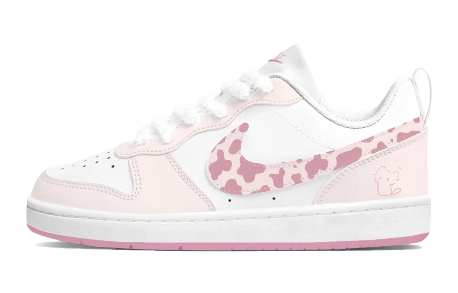 Детские скейтбординг-кроссовки Court Borough 2 Nike, Pink