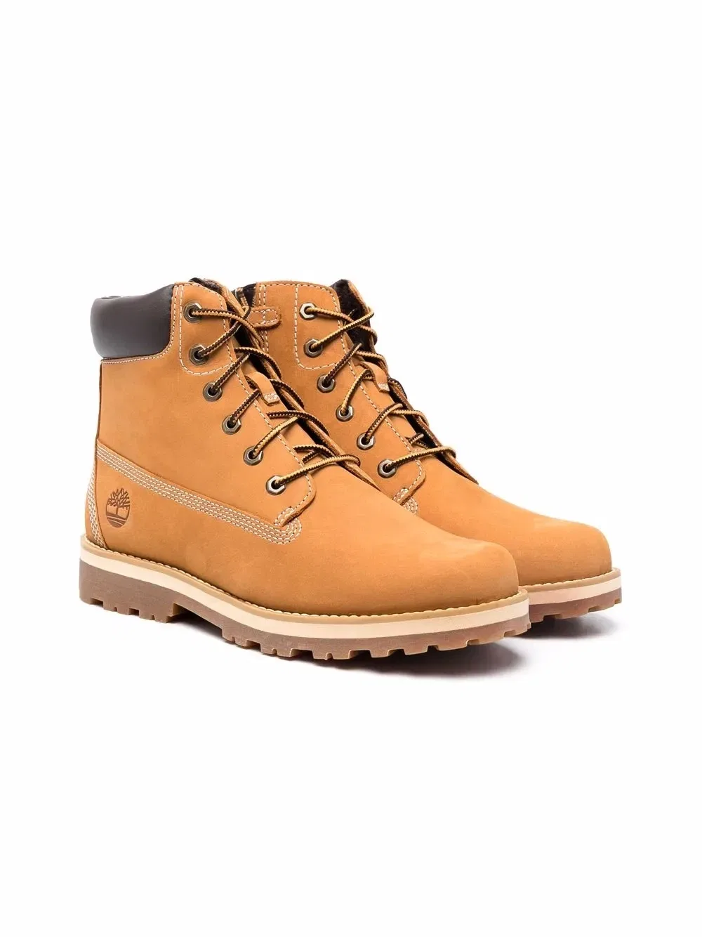 Ботинки на шнуровке Timberland Kids, коричневый