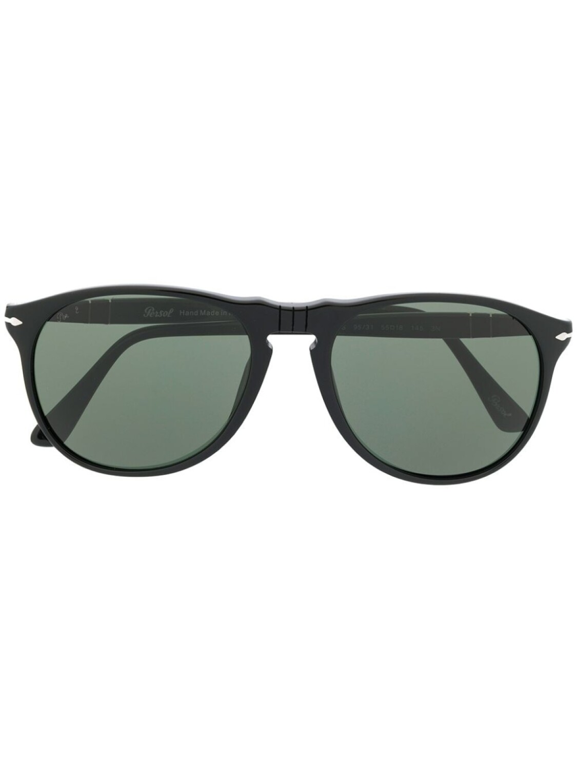 

Persol солнцезащитные очки в круглой оправе, черный