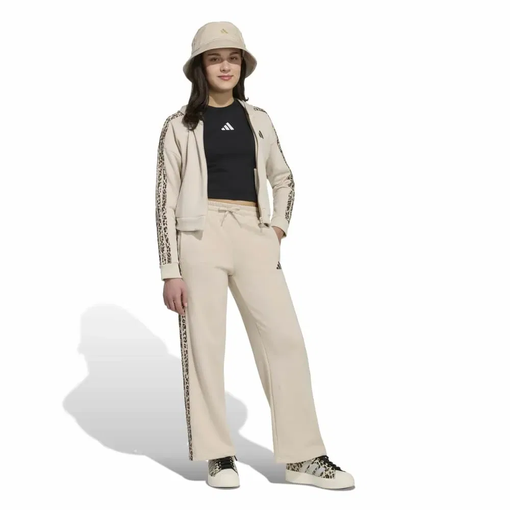 Толстовка на молнии с принтом Adidas Seasonals, бежевый — фото 4