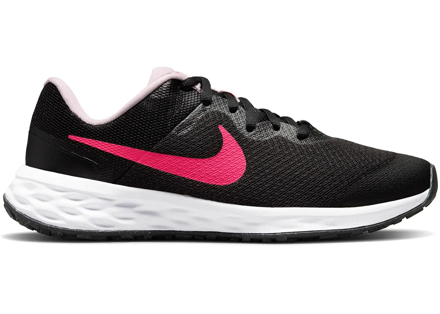 Детские кроссовки lifestyle Nike Revolution 6 Nike, Black/Pink Foam/Hyper Pink