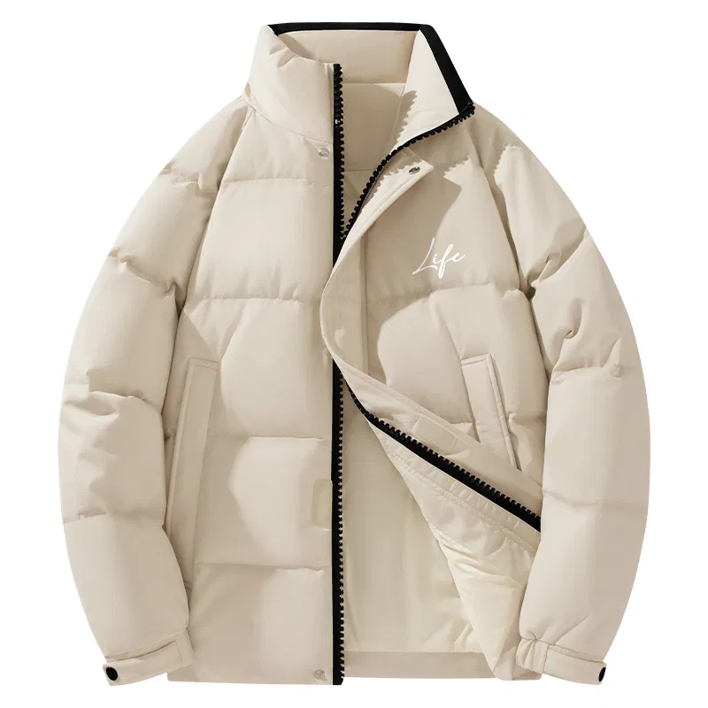 Детский пуховик Volumizing Thermal White Handwritten Life Chest Logo MINISO, Volumizing Thermal White