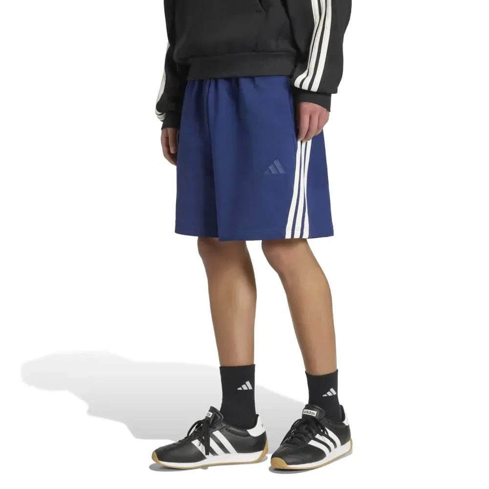 Мужские спортивные шорты из хлопка Kit 3 Stripes Adidas, Blue
