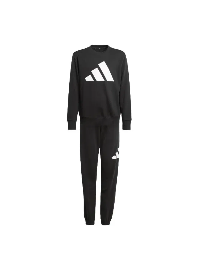 Комплект из футера с логотипом Essentials Adidas, черный — фото 3