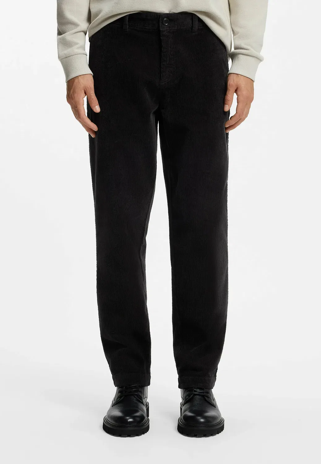 Chino_Tapered_N1 - чиносы Boss, Dark Brown Four