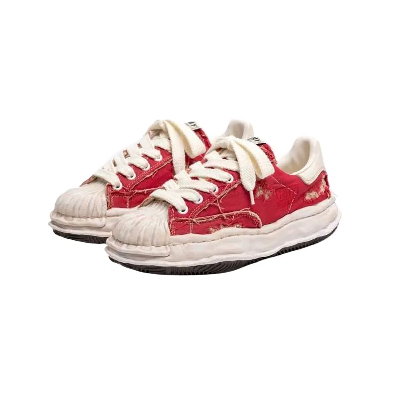 Детские кеды Blakey Casual Shoes Unisex Low Top MIHARA YASUHIRO, Red — фото 4
