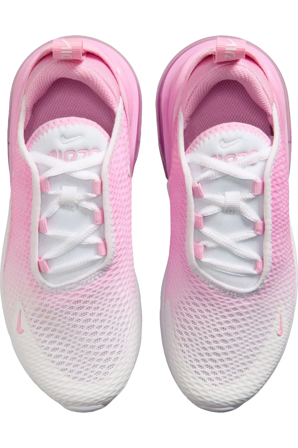 Детские кроссовки с амортизацией Air Max 270 Nike, 604 Pnkris/White — фото 4
