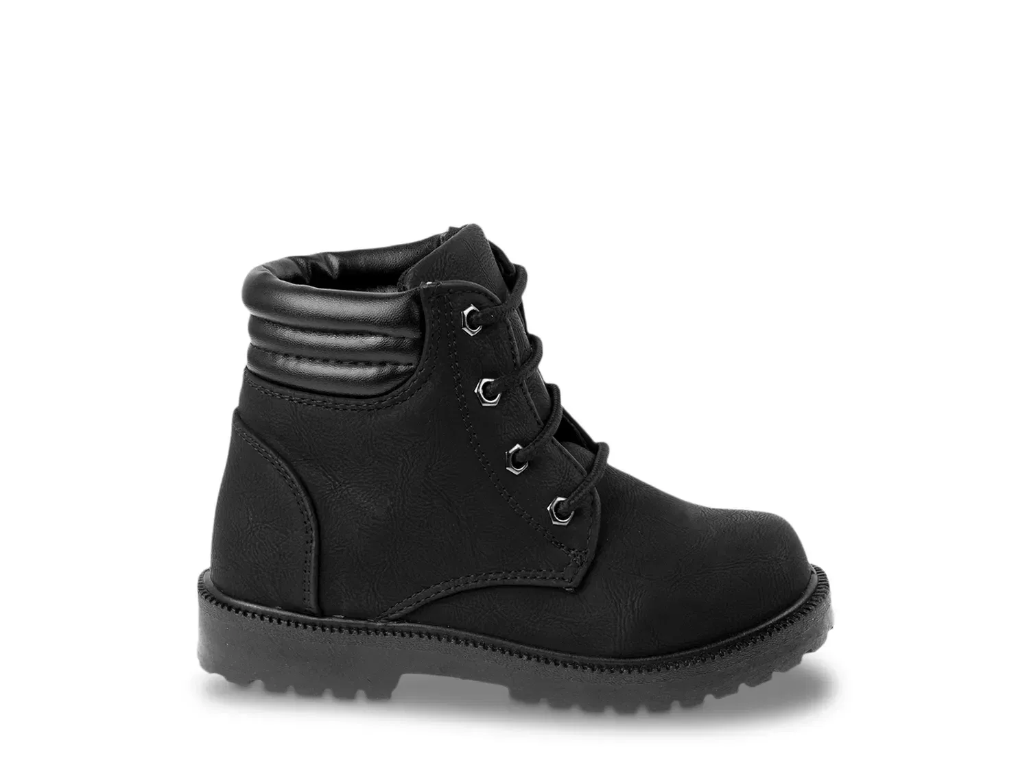 Ботинки на шнуровке, Lace-Up Boot, Rugged Bear, черный — фото 2
