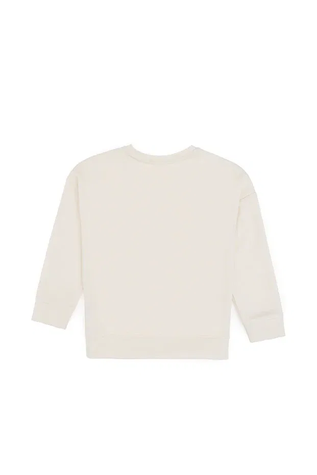 Детское для девочек свитшот с длинным рукавом U.S. Polo Assn., Nude Color — фото 3