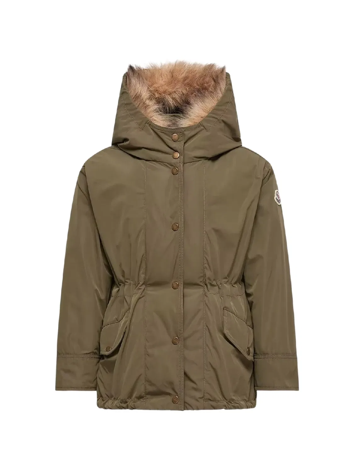 Пуховик Ulava с капюшоном Moncler, зеленый