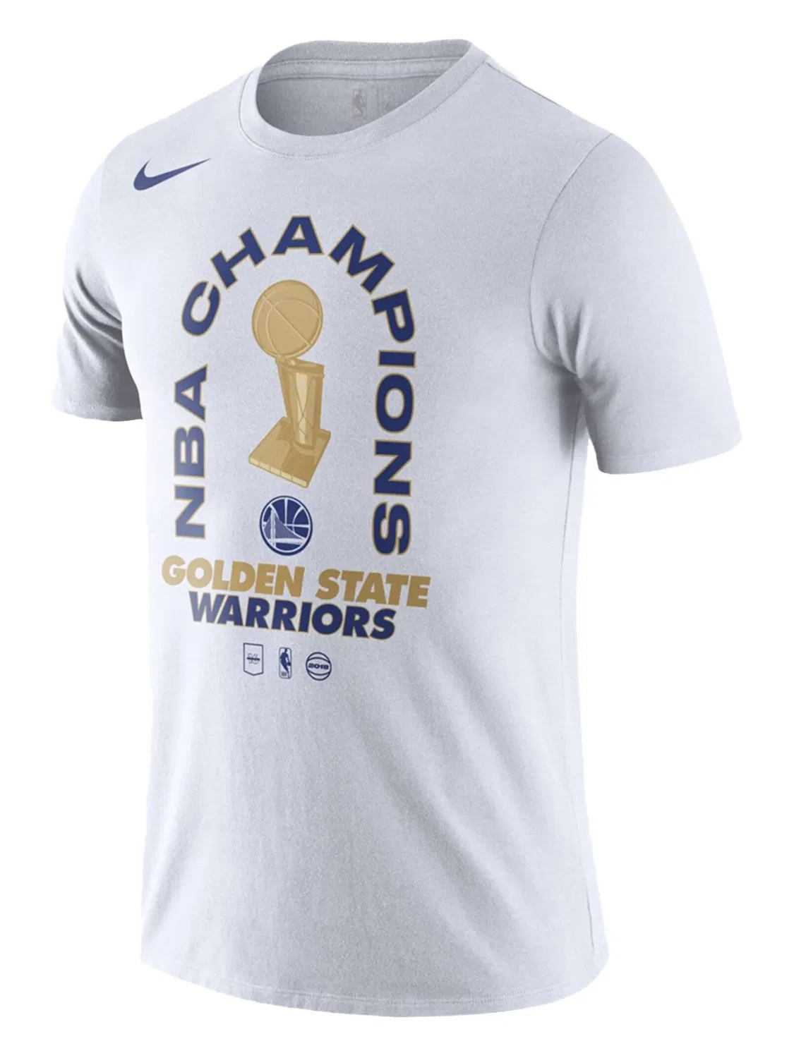 Футболка Чемпиона НБА 2018 Warriors Nike, белый