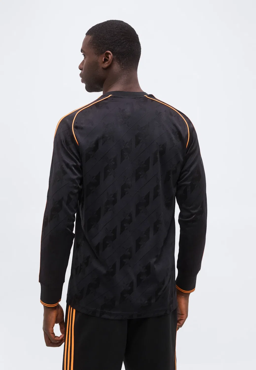 Футболка с длинными рукавами Ajax Amsterdam Originals - клубная одежда Adidas Originals, Black — фото 3