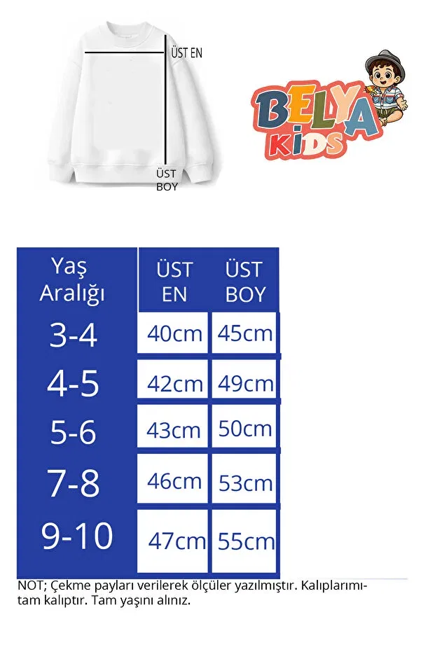 Детские свитшот для девочек оверсайз Ohana Character Design Belya Kids Wear, White — фото 3