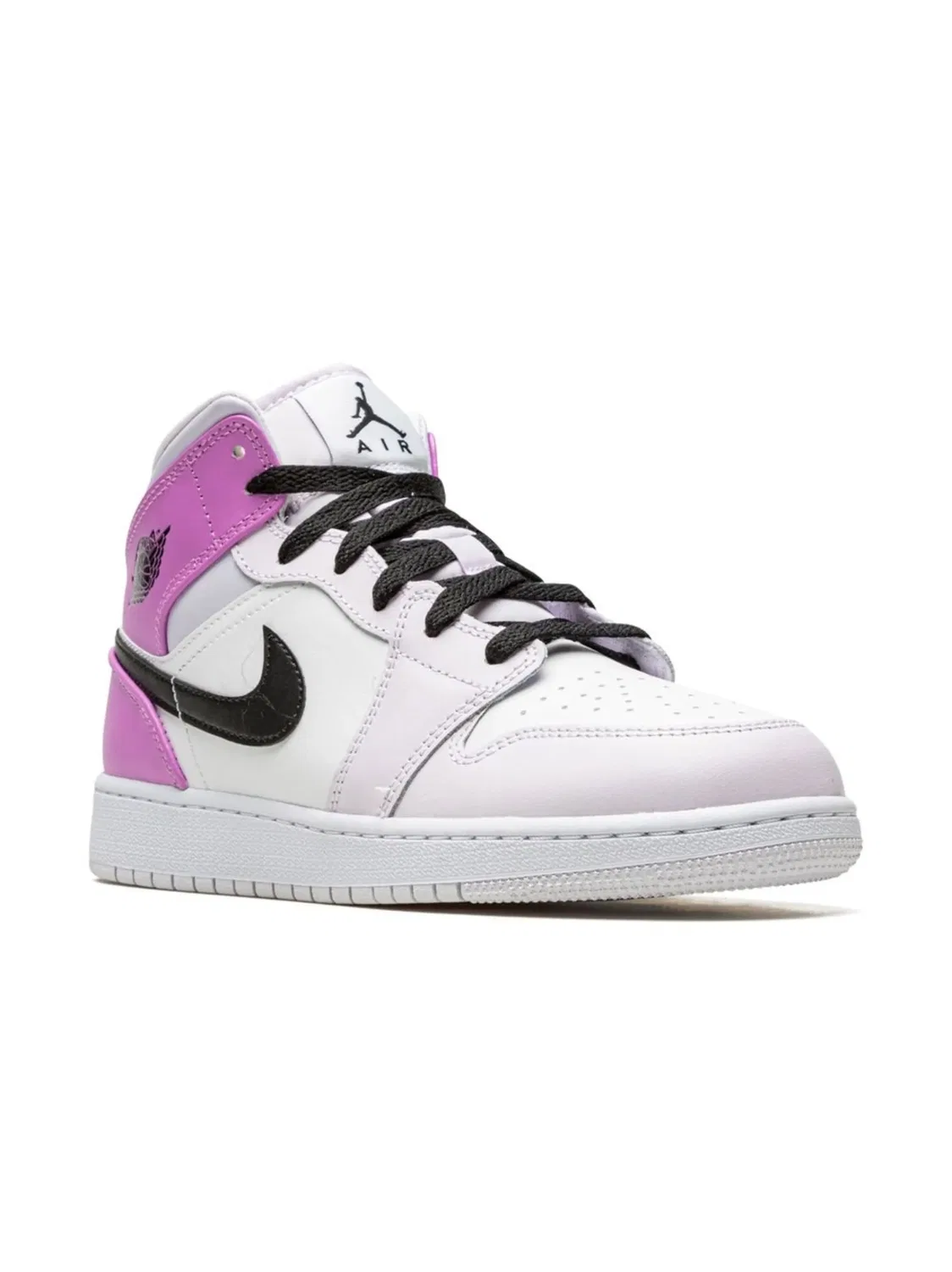 Кроссовки Air Jordan 1 Mid "Barely Grape", виноградный фиолетовый/черный/белый