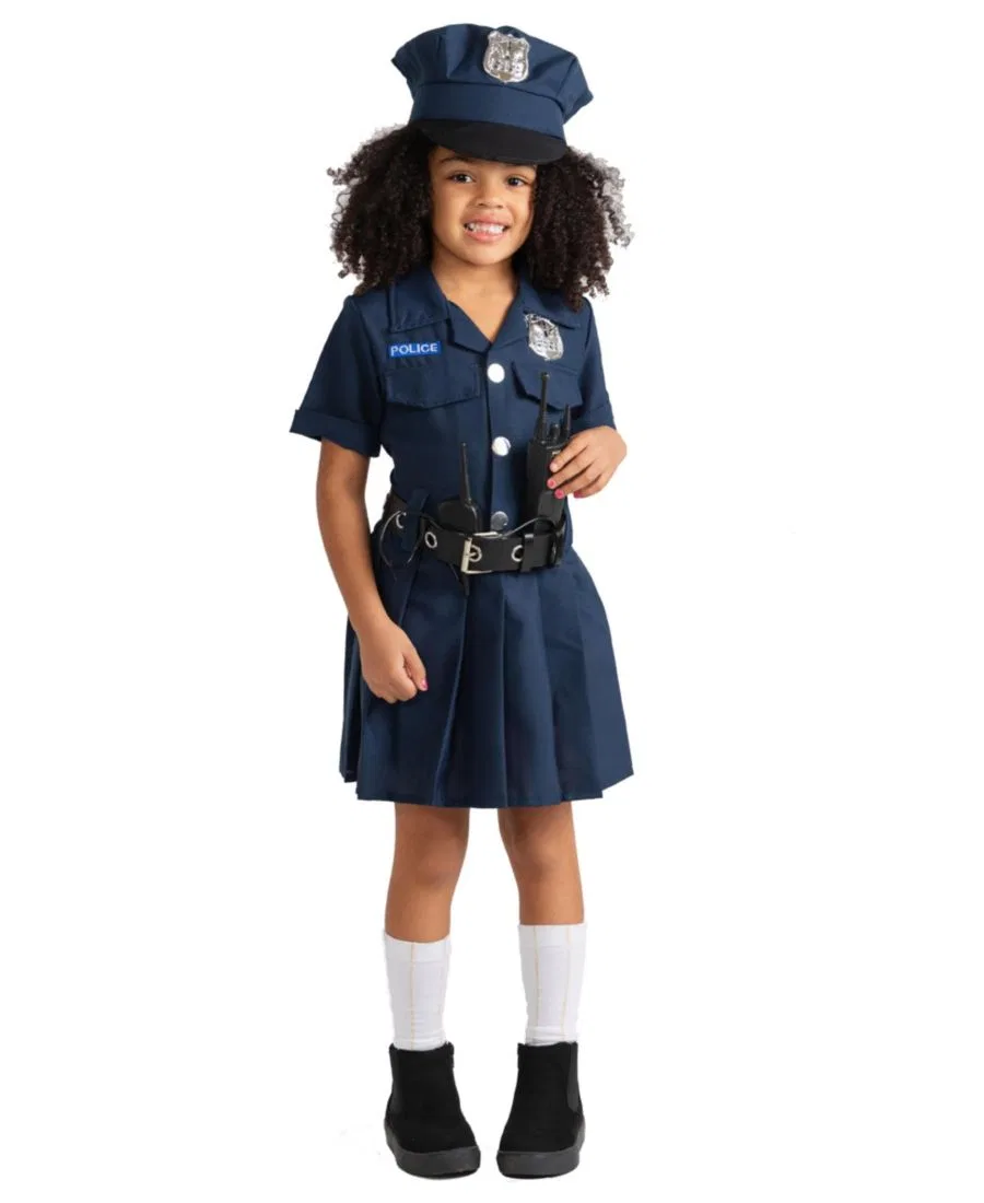Костюм полицейского с аксессуарами Police Officer Costume Dress Up America, Blue
