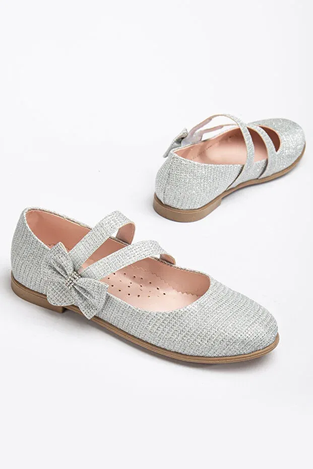 Детские балетки для девочек ортопедические Berfu Shoes, Gray — фото 3