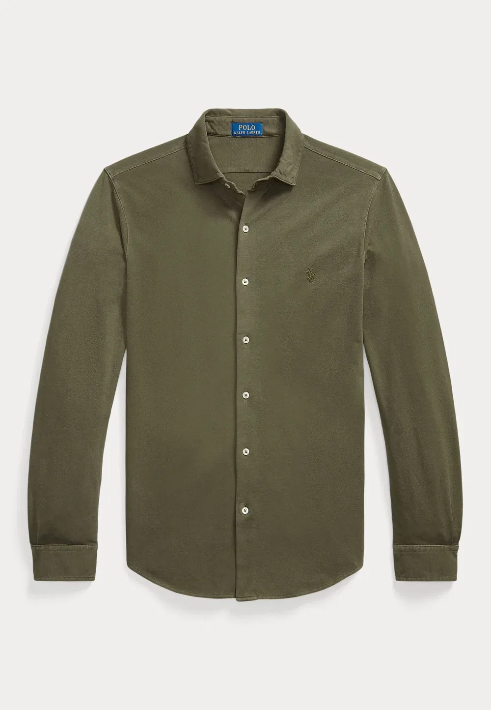 Полулегкая рубашка - рубашка Polo Ralph Lauren, Outdoors Olive — фото 4
