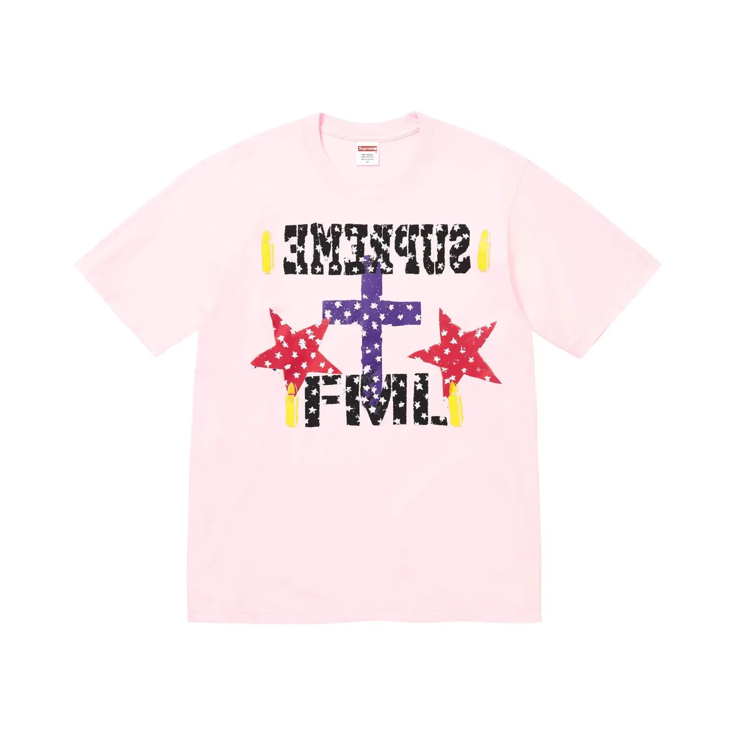 Футболка Supreme Fml, розовый