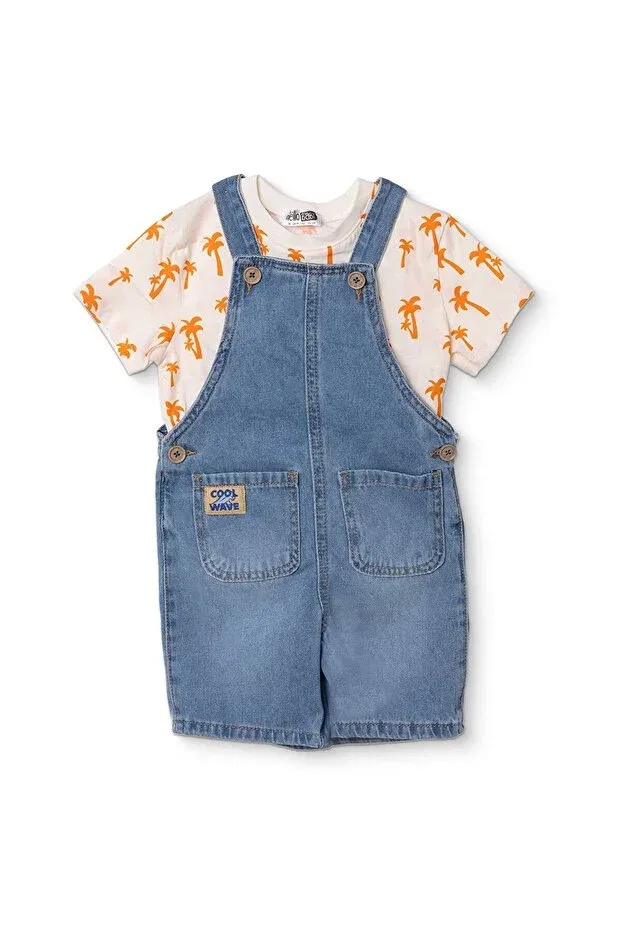 Детский комбинезон для мальчиков с принтом Hellobaby Ebebek Hello Baby, Blue