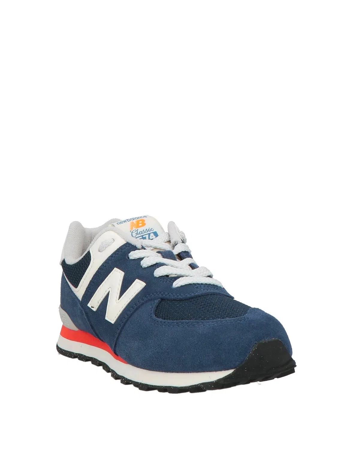 Мужские кроссовки с замшей New Balance 574, темно‑синий — фото 2