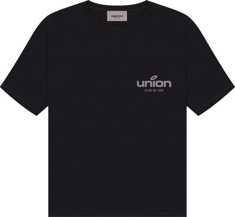 

Футболка Fear of God Essentials x Union Vintage T-Shirt 'Black', черный