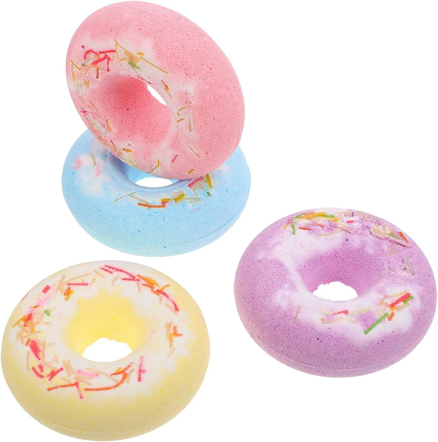 Набор Bath Bombs, Cake Shape, DEARMAMY, 4 шт., 440 г, Various Colours